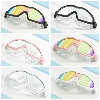 Галванични очила за плуване Водоустойчиви HD галванични очила Силиконова огледална лента Клипс за нос Очила за гмуркане Унисекс