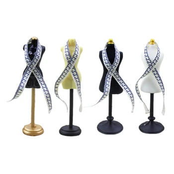 1/12 Дрехи Манекен миниатюрни шивашки линийки аксесоари Мини рокля комплект симулация рокля форма симулация модел играчка