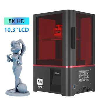KP8 8K LCD 3d принтер Голям размер на конструкцията Стоматологична 3d принтерна смола за бижута деца