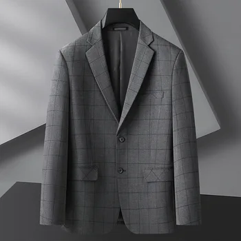5748-2023 Нов мъжки ежедневен костюм тенденция дълъг ръкав малък костюм корейски тънък яке