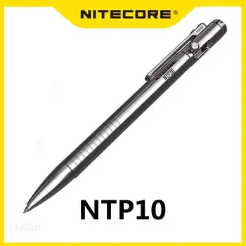 NITECORE NTP30 Титанов болт действие тактическа писалка преносими самозащита инструмент стъкло прекъсвач ежедневно писане писалка