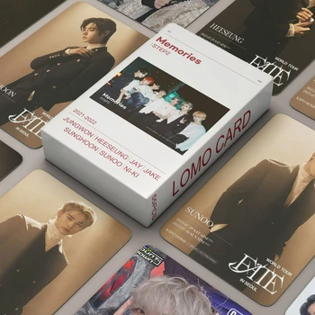 55Pcs/Set Kpop E Group DARK BLOOD Нов албум Lomo карти E фотокарти JUNGWON JAY Фотокарти