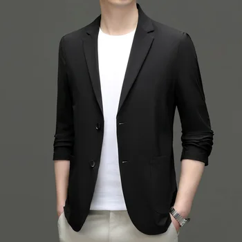 5739-men нов корейски модерен бизнес свободно време професионално яке луксозен стил костюм