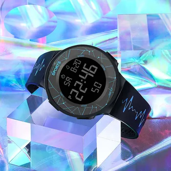 Реколта водоустойчиви часовници за мъже жени Led електронни цифрови часовник дата спортен часовник мъже открит електронен часовник дропшипинг