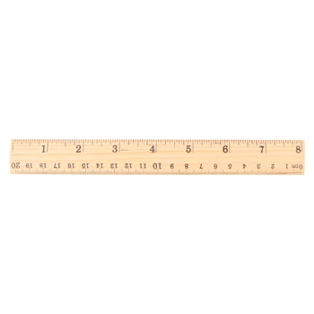 918A 15cm 20cm 30cm дървена линийка двустранен инструмент за измерване на студентски училищен офис