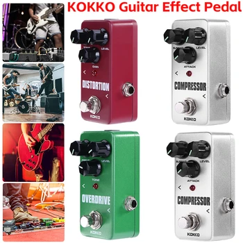 KOKKO Ефект на китарата Компресор компресор Изкривяване Overdrive 9V 1A адаптер кабел педал захранване китара аксесоари