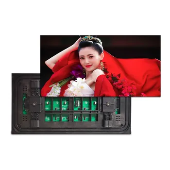 Предна услуга пълноцветен LED видео стенен панел SMD 320 * 160mm RGB P4 външна реклама под наем или фиксирани екранни модули