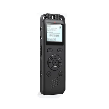 32GB цифров диктофон за лекции, срещи, запис на времето, гласово активирано устройство за запис с възпроизвеждане