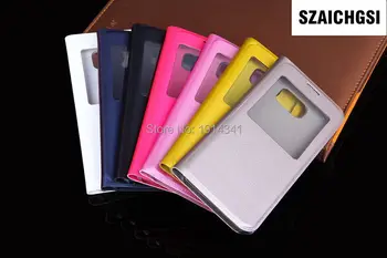 SZAICHGSI Cover Flip PU кожени калъфи за мобилни телефони Shell за Samsung Galaxy S8 на едро 100pcs/lot