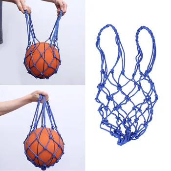 Heavy Duty баскетболна чанта Шнур топка мрежа Net найлон футбол превозвач мрежа мрежа чанта шнур съхранение чанта за баскетбол