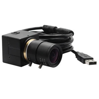 720P usb мини камера за видеонаблюдение 2.8-12mm ръчен варифокален обектив CMOS OV9712 HD видео USB камера за Mac Linux Android Windows