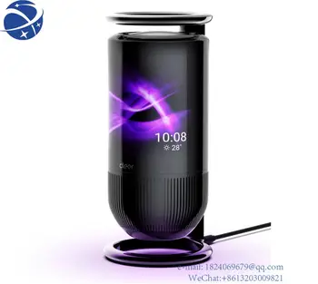 YUN YIMIRAGE С AMOLED LCD дисплей безжичен Alexa високоговорител 3D музика доведе светлина интелигентен безжичен високоговорител Интелигентен безжичен високоговорител