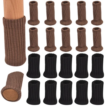 стол Капаци за крака Подово защитно покритие Удебелен износоустойчив Foot Pad Стол Протектор за чорапи за крака Анти-Skid Mute Мебелни чаши