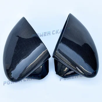 За Honda Fit GE6 GE8 08-13 Car Racing Gloss Black /Copy Carbon/ Real carbon Car Rearview Side Mirror Spoon