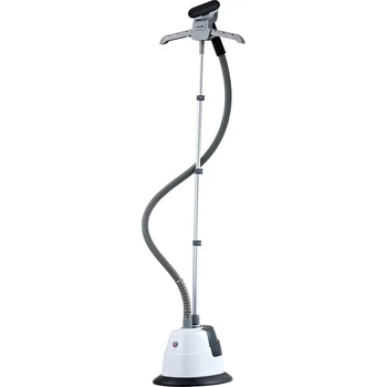 Performance Garment Steamer with 360-Degree Swivel Hanger, Dual Insulated Hose, 1500W, Black