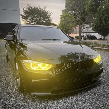Жълт модул за управление на дневната светлина Ангелски очи за 2012-2015 BMW Серия 3 F30 F31 ксенон фарове 63117398766 7398766