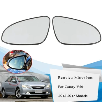 1Pair кола отопляеми огледало стъкло огледало за обратно виждане огледало огледало за Toyota Camry 2012-2017