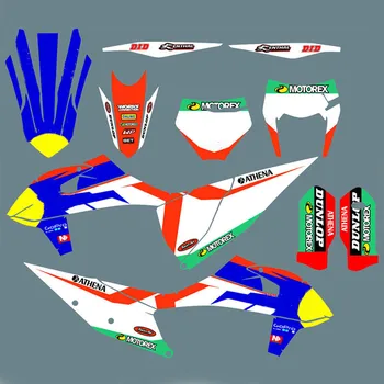 6 стилове Мотокрос Графични стикери Стикери за KTM EXC EXCF 2020 2021 2022 2023 SX SXF XC XCF 2019-2021 125 250 300 350 400-500