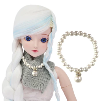 60CM кукла огърлица аксесоари мода висулка перла огърлица бижута
