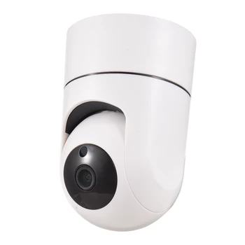 2MP вътрешна охранителна камера Pan Tilt Cam Baby Monitor Motion Track Night Vision Two-Way Audio TF Record Wi-Fi Security Camera