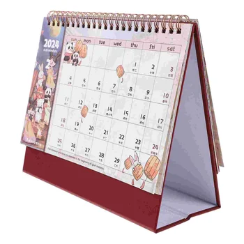 Сгъваем календар Бюро Декор Настолен календар Декоративен календар Календар Дневен график за училище за домашен офис
