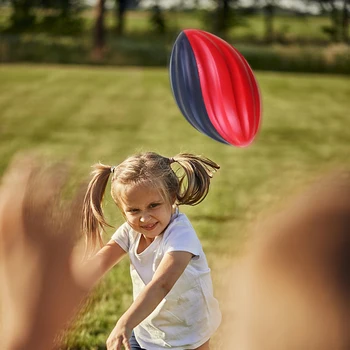 Ръгби топка играчка хвърляне & ритник практика за многократна употреба ръгби закрит или открит употреба обучение ръгби топка за отборни дейности за деца