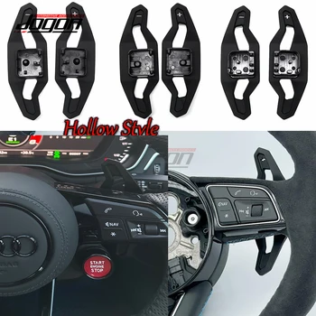 Hollow Style Paddle Shift Car Steering Wheel Shift Extension За Audi A3 8V S3 RS3 A4 S4 A5 S5 RS4 B8 B9 A6 A7 TT TTRS R8 Q3 Q5