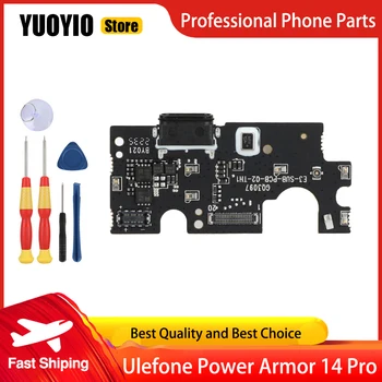 Ново за Ulefone Power Armor 14 Pro Phone Flex кабели Модул за зареждане Мобилен телефон USB порт Перфектни резервни части Безплатни инструменти