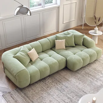 Nordic релаксираща всекидневна мека мебел регулируема облегалка земята шезлонг хол дивани луксозна канапе салон дома мебели YX50LS