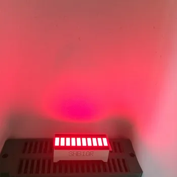 5pcs 10 сегмент LED бар графика масив номер LED знаци куб червена светлина барграф графична лента дисплей червен 10 бар LED дисплеи съвет