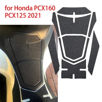 аксесоари Защита на резервоара за газови капачки се вписва PCX 125 160 Протектор за подложка за резервоар за гориво Стикери за стикери, подходящи за Honda PCX160 PCX125 2021