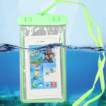 6 инча лятна чанта за гмуркане водоустойчива торбичка плуване плаж ски суха чанта случай водни спортове чанти капак притежател за телефон портфейл
