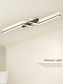 Нов LED таван светлина проста спалня таван светлина хол минималистичен таван светлина дома декорация пътека светлина полилей