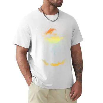 MOON CLIMBING T-Shirt Митнически дизайн на вашите собствени извънгабаритни реколта дрехи Мъжко облекло