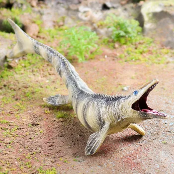 Симулация Твърд океански динозавър Модел Животинска играчка Статичен Canglong Тиранозавър Рекс и гладък зъб дракон образователни играчки