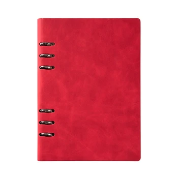 100 листа за многократна употреба дневник тетрадка 6 пръстен класьор бележник A5 за студентски деца капка доставка