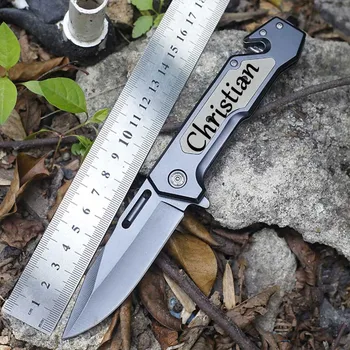 Сгъваем многофункционален нож с висока твърдост G10 дръжка външен нож за самозащита джобен нож