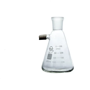 100ml 250ml 500mlБоросиликатно стъкло вакуумно шлайфане устата филтрация смукателна колба лаборатория филтър бутилка