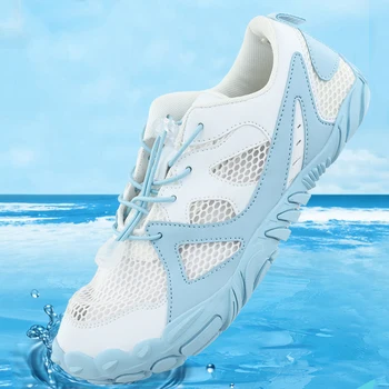 Мъже Жени Трекинг обувки Удобни водни обувки Плажни обувки за плуване Нехлъзгащи се водни обувки за открито Плаване Трекинг Къмпинг Ходене