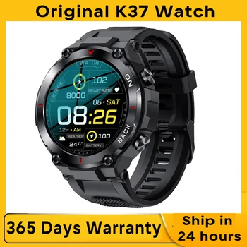 K37 GPS смарт часовник мъже 1.32 IPS BT повикване 480mAh фитнес тракер 24/7 сърдечен ритъм IP68 водоустойчив открит спортен смарт часовник