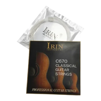 Класическа класическа китара Струни Резервни части Прозрачен найлон String Core Сребърен музикален инструмент аксесоари