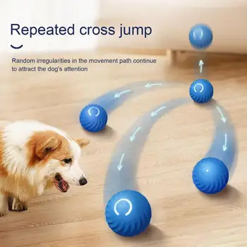 Pet топка играчка за кучета Високочестотна играчка за котки Кучета Куче играчка скачане топка за активна игра Ухапване устойчиви търкаляне за малки