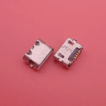 50pcs / партида Micro мини USB жак гнездо конектор порт за зареждане Мощност джойстик мощност за PS4 безжичен контролер