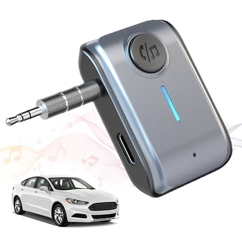 Автомобилен безжичен адаптер предавател приемник безжичен Bluetooth-съвместим 5.3 приемо-предавател адаптер поддръжка TF за TV PC слушалки