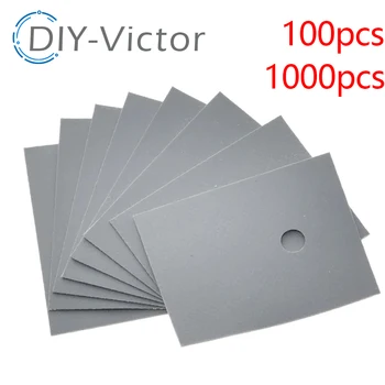 100-1000pcs Голям TO-3P TO-220 силиконов лист изолационни подложки силиконов изолационен филм
