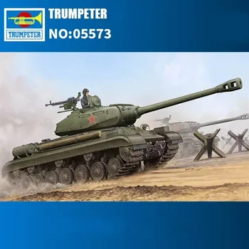 ТРОМПЕТИСТ 05573 1/35 Съветски JS-4 тежък танк събрание модел строителни комплекти за военни хоби колекция