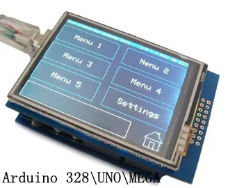  2.8 инчов TFT LCD сензорен модул с MicroSD (TF) карта ILI9325 / ILI9328 IC 8Bit интерфейс за данни 240 * 320 (без базова платка)