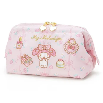Sanrio здравей коте монета чанта момиче съединител чанта Melody бродирани чанта за съхранение козметична чанта молив случай