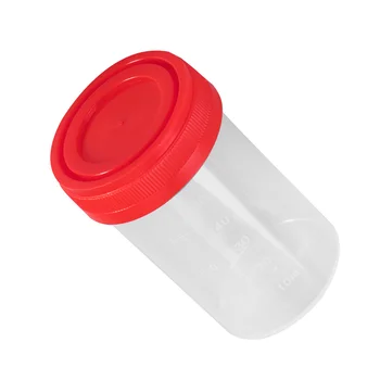 25Pcs Образец чаша винтови капаци урина проба буркан контейнери Купа за събиране на урина Безопасно пишкане изпражнения Тестване на проби от сперма