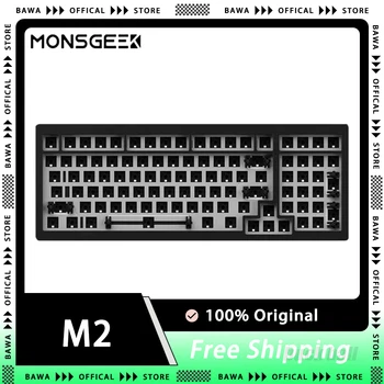 Monsgeek M2 Механични алуминиеви комплекти за клавиатура Hot Swap Dynamic RGB Gaming Keyboard Gasket Pc Gamer Esports Персонализиране на офис подарък